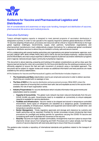 Guidance for Vaccine and Pharma Logistics thumbnail image