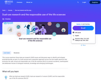 WHO Dual-use research and the responsible use of the life sciencesthumbnail image