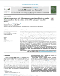 Pakistan's Implementation of WHO Laboratory Biosafety Manualthumbnail image
